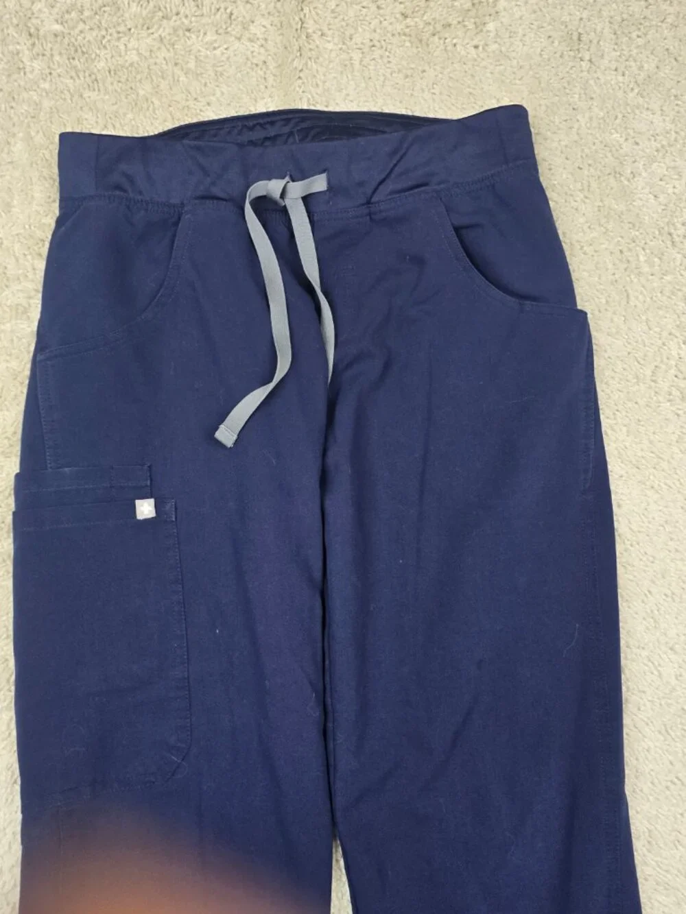 FIGS Mens Nurse Scrub  jogger Pants Navy Blue Size Extra Small XS Drawstring USA